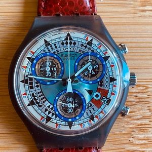 NWT Vintage 1992 Swatch Watch AZT ECO